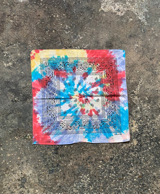 Multi Color Swirl - Tie Dye - Bandana